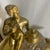 Antique Gilt Bronze & Glass Figural Inkwell Sign For Sale - Image 10 of 10