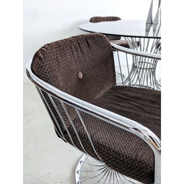 Space Age Dining Set attributed to Tacke, 1970s, Set of 4 For Sale - Image 5 of 13