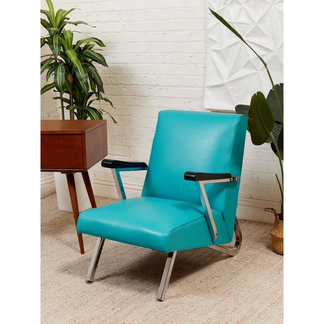 With its modern profile, and stylish frame, this lounge chair is sure to be an eye-catching piece for any style of...