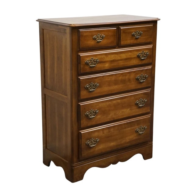 ETHAN ALLEN Country Manor Collection Country French 34" Chest of Drawers 17-5104 - 221 Baguette Finish 46.5" High 34.5"...