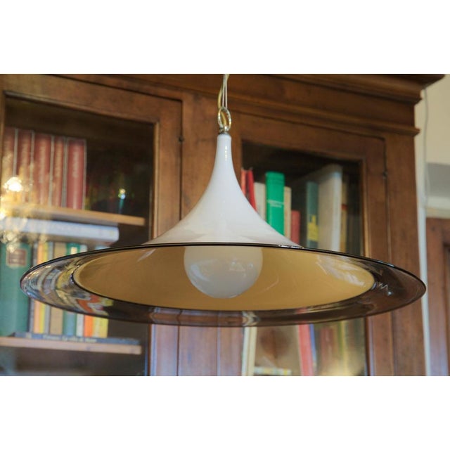 Opal Layered Amber Lamp by Lino Tagliapietra for Effetre, 1980s For Sale - Image 3 of 18