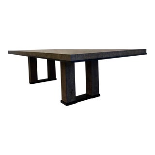Century Furniture Cerused Napa Finished Mesa Pacific Dining Table For Sale