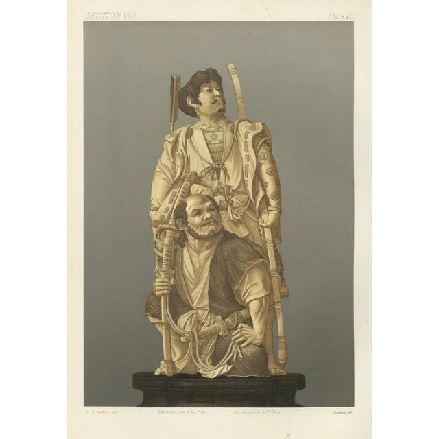 Audsley, Figurines of Warrior and Attendant, 1884, Paper For Sale - Image 6 of 7
