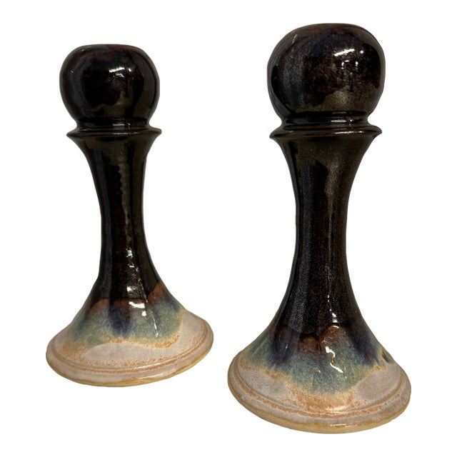 Midcentury Candle Holder, Pair For Sale