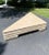 Massive 1980's 9' Postmodern Sculptural Plaster Triangle Coffee Table For Sale - Image 10 of 13
