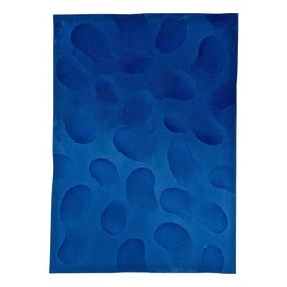 Sediments in Blue Sculptural Object by Caspi Ceramics Nl For Sale