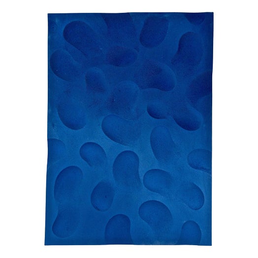 Sediments in Blue Sculptural Object by Caspi Ceramics Nl For Sale