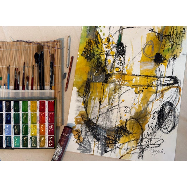 Love is a Passage abstract drawing in charcoal and mixed media. This is an original piece of art. An original, one-of-a-...