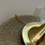 1970s Vintage Brass & Glass Accent Lamp For Sale - Image 5 of 6
