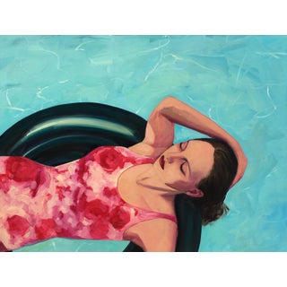 Contemporary Figurative Painting "Floating" by T.S. Harris