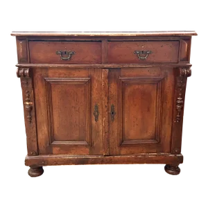 Antique Eastern European Sideboard Cabinet