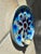 Ceramic Wall Plate Candleholder with Abstract Floral Decoration and Crackle Glaze by Jette Hellerøe, Denmark, 1970s For Sale - Image 10 of 15