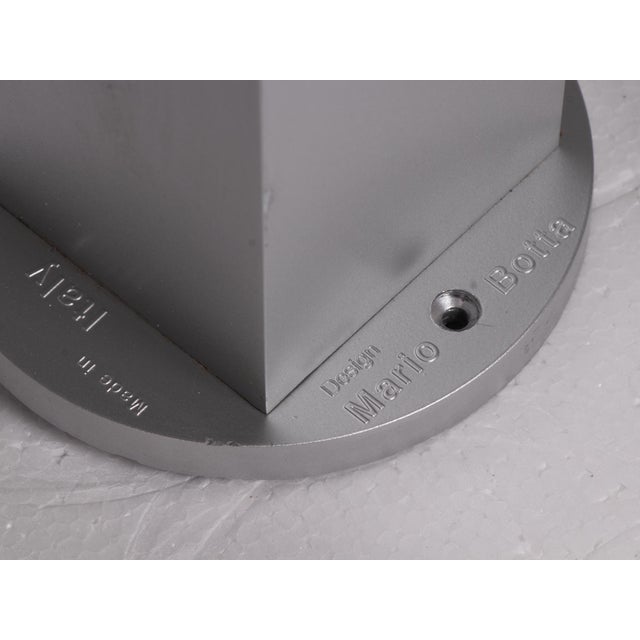 Silver Shogun Wall Lights by Mario Botta for Artemide, 1980s, Set of 2 For Sale - Image 6 of 10