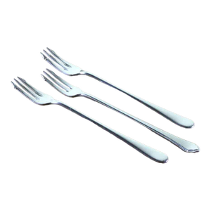 1960 Vintage Mappin & Webb Silverplate Pickle Forks 2 Plain & 1 Pembury