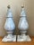 Mid 20th Century Vintage Monumental Faux Finished Balustrade Lamps - A Pair For Sale - Image 5 of 12