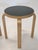 E60 Stools in Green Linoleum by Alvar Aalto for Artek, Finland, 1960s, Set of 2 For Sale - Image 6 of 15