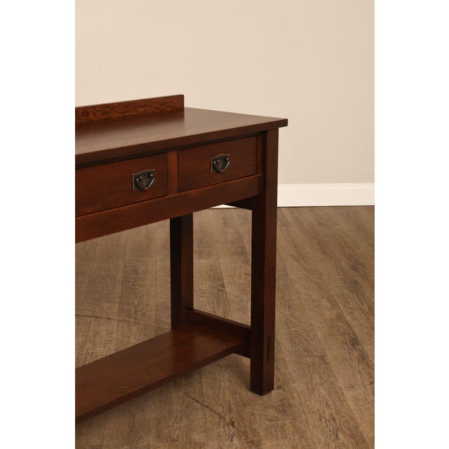 Stickley Mission Collection Oak Console Table Server For Sale In Philadelphia - Image 6 of 18