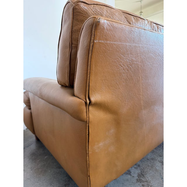 Vintage 1970s Buffalo Leather Attributed to Arne Norell "Mexico" Sofa For Sale - Image 17 of 18