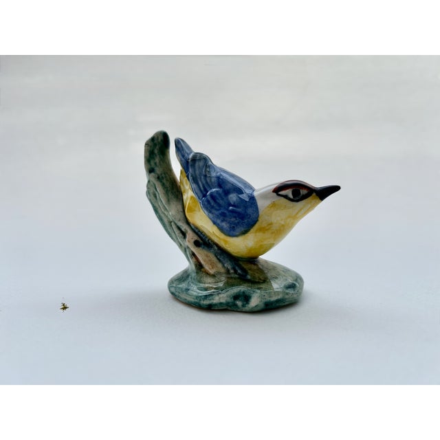 American Stangl Birds "Nuthatch" Glazed Pottery Figurine For Sale - Image 3 of 14