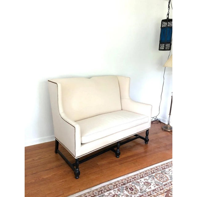 Colonial Chippendale Settee Couch | Chairish