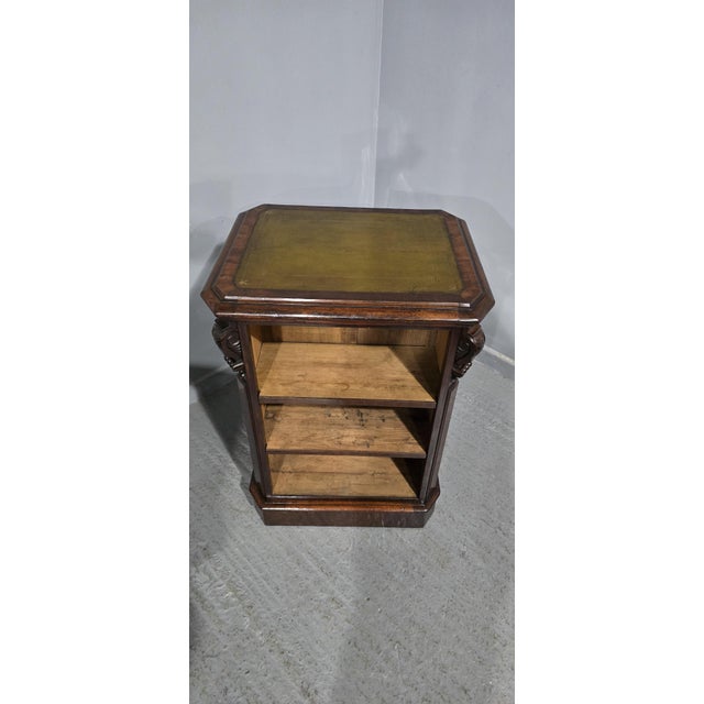 Brown Adjustable Double-Sided Open Library Bookcase, 1880 For Sale - Image 8 of 18