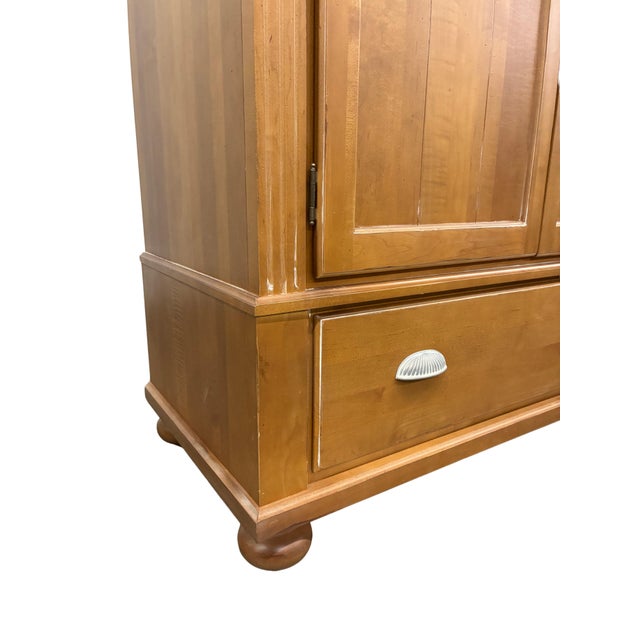 Rare 1990s Ethan Allen Swedish Home Collection Gustavian Armoire For Sale - Image 11 of 12