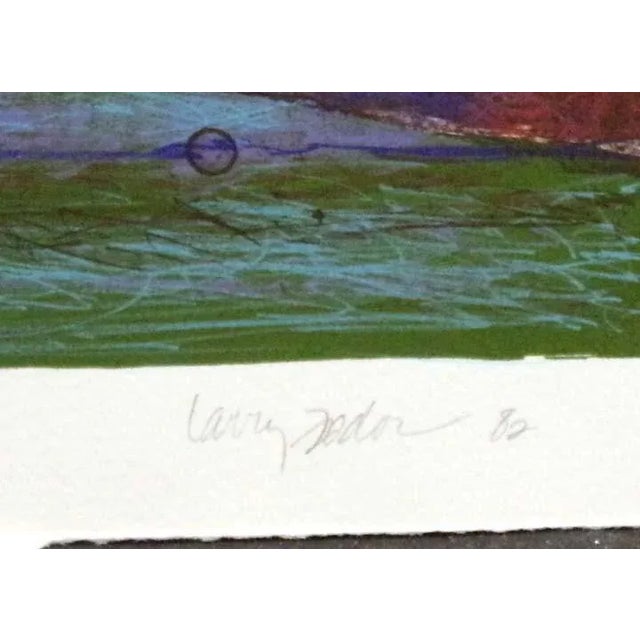 "Dream Teepee" Original Limited Edition Lithograph by Larry Fodor Hand signed, numbered & titled by the artist Image Size:...