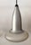 1960s 1960s Space Age Brushed Aluminum & Frosted Glass Pendant Lights a Pair For Sale - Image 5 of 10