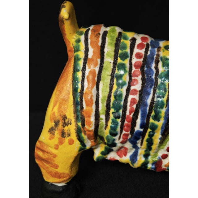 Goat Sculpture by Caruso Vietri, 1990s For Sale - Image 12 of 13