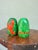 Bright red boiled lobster novelty ceramic salt and pepper shakers, marked 'Cape Cod' on the underside. An authentic...
