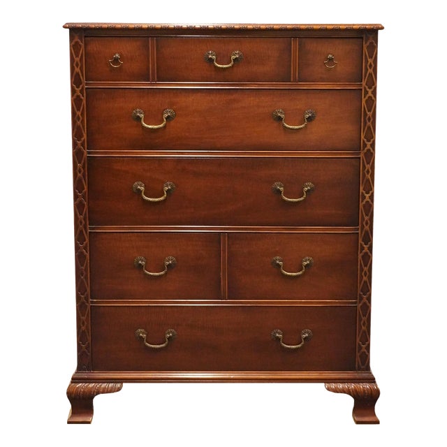 Kindel Furniture Grand Rapids, MI Solid Mahogany Traditional Style 37" Chest of Drawers Oxford