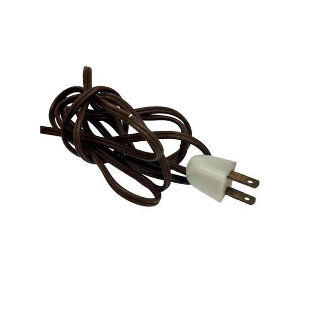 Vintage Mid-Century Modern Gazelle Table Lamp in Walnut Wood Carved For Sale - Image 12 of 12