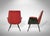 Gastone Rinaldi Set of Vintage Red Armchairs by Gastone Rinaldi, Mid-20th-Century For Sale - Image 4 of 5
