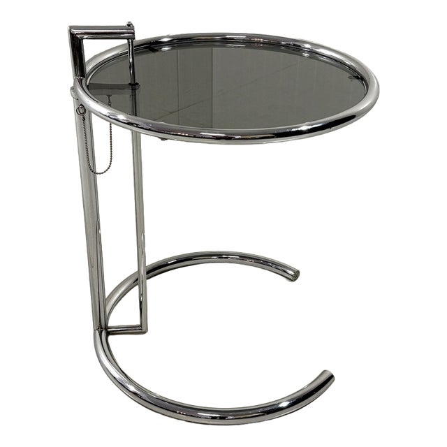 Adjustable Side Table by Eileen Gray for Vereinigte Werkstätten, 1970s For Sale