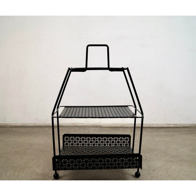 1950s 1950’s Mid-Century Modern Architectural Magazine Rack For Sale - Image 5 of 12