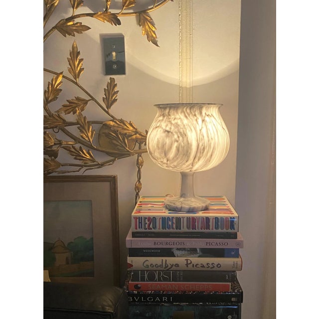 Angelo Mangiarotti Italian Marble Table Lamp, Modern Style, Circa Mid to Late 20th Century For Sale - Image 4 of 12