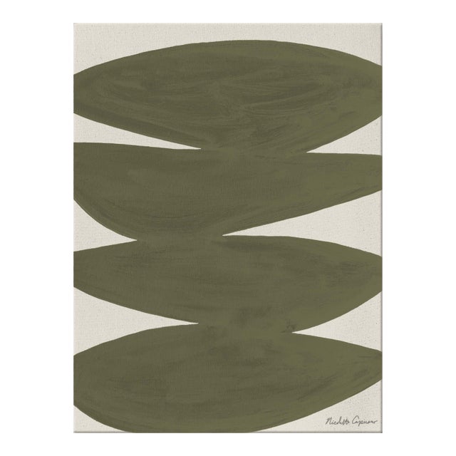"Stillness" Affirmations Painting - 2026 Colorway Edition I Olive For Sale