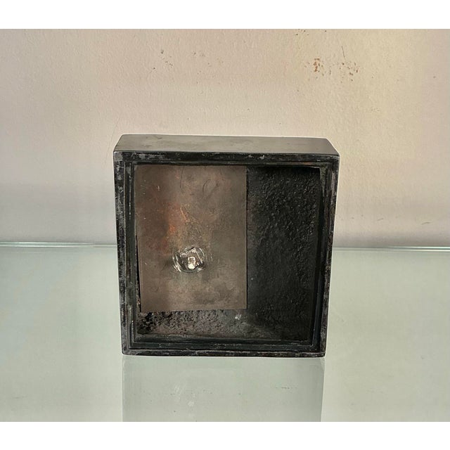 Antique Spelter Metal Art Deco Sculpture Cockatoo Bird on Metal Base, Circa 1920's-1930s For Sale - Image 11 of 12