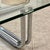 Large Vintage 784 Coffee Table in Chromed Steel and Glass by Gianfranco Frattini for Cassina, 1970s For Sale - Image 6 of 10