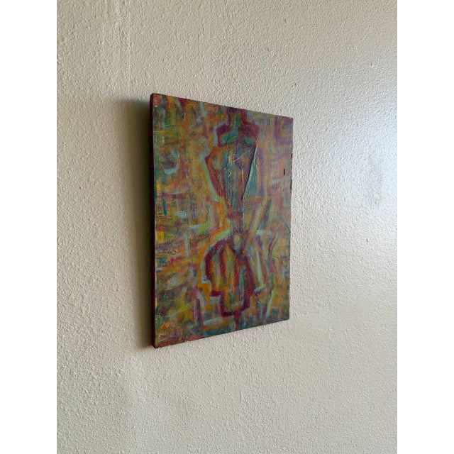 2010s Original Abstract Figurative Painting by Gavin Mc Groggan, 2016 – Colorful Modern Artwork For Sale - Image 5 of 6