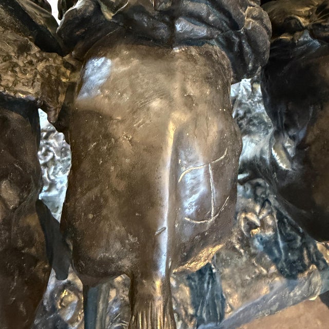Arge Bronze Sculpture "Coming Through the Rye" Frederic Remington For Sale In San Diego - Image 6 of 18