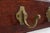 Brown Art Nouveau Coat Rack in Brass and Oak, France, 1900s For Sale - Image 8 of 10