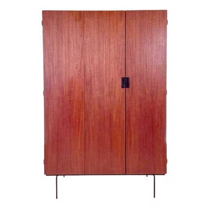 Vintage KU10 Wardrobe by Cees Braakman for Pastoe, 1950s For Sale