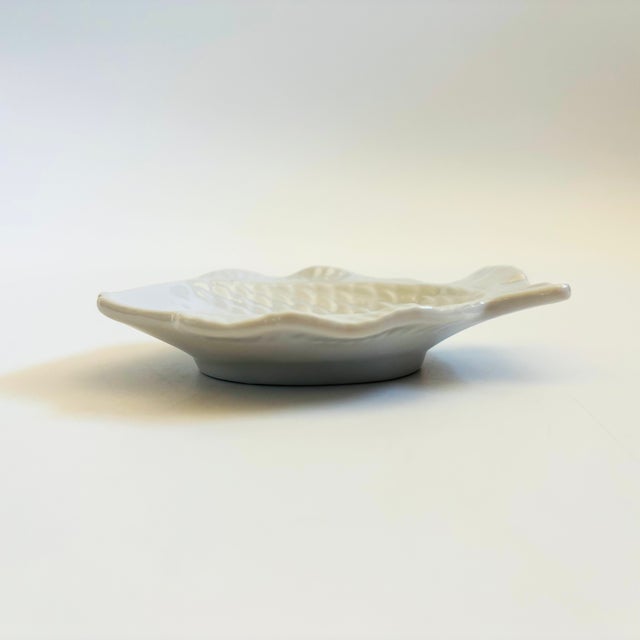 Late 20th Century Vintage Ceramic Fish Tray, Made in Japan For Sale - Image 5 of 6
