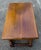 English Vintage Solid Oak Side Table With One Drawer and Turned Legs For Sale - Image 3 of 8
