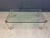 Brass and Glass Coffee Table in the style of Peter Ghyczy, 1970s For Sale - Image 11 of 13