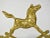 Mid 20th Century Vintage Solid Brass Rocking Horse Figurine For Sale - Image 5 of 7