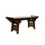 Asian 22" Brown Wood Rectangular Ru Yi Point Edge Display Stand Riser For Sale - Image 3 of 9