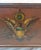 19th Century American Red Painted Blanket Chest With Eagle Decoration For Sale - Image 4 of 13