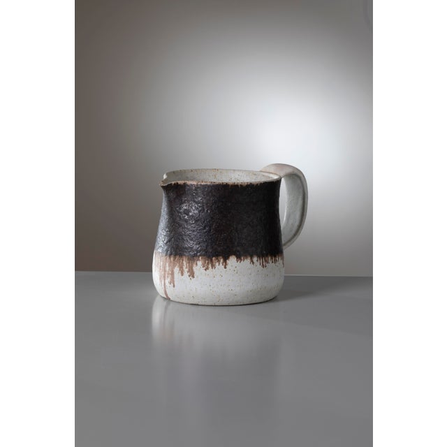 Minimalist Stoneware Pitcher by Bruno Gambone, Italy, 1960s For Sale - Image 6 of 10
